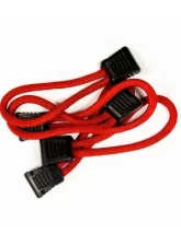 Fishbone Offroad Red Paracord Zipper Pulls 5 Pcs                                     - FB51279-R - Image 7