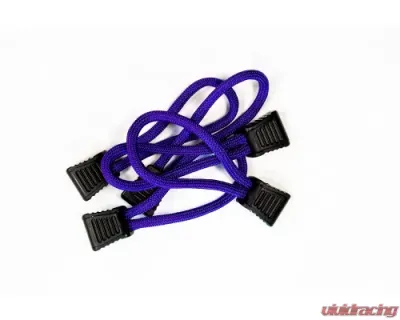 Fishbone Offroad Purple Paracord Zipper Pulls 5 Pcs - FB51279-V