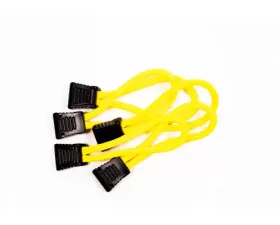 Fishbone Offroad Yellow Paracord Zipper Pulls 5 Pcs