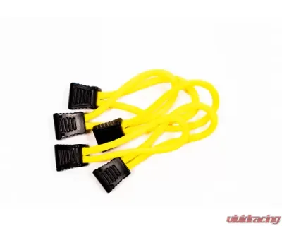 Fishbone Offroad Yellow Paracord Zipper Pulls 5 Pcs - FB51279-Y