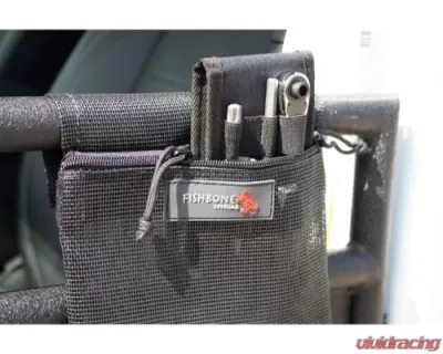 Fishbone Offroad Tube Door Storage Bag Jeep Wrangler JL 2 Door 2018+ - FB55272