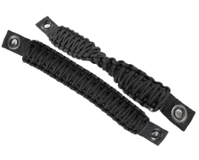 Fishbone Offroad Paracord Door Handles Black Jeep Wrangler 1997-2006