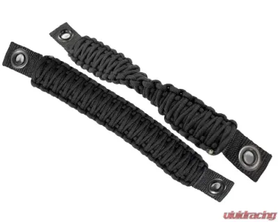 Fishbone Offroad Paracord Door Handles Black Jeep Wrangler 1997-2006 - FB55285