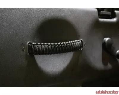 Fishbone Offroad Paracord Door Handles Black Jeep Wrangler 1997-2006 - FB55285