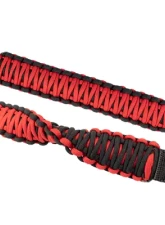 Fishbone Offroad Black/Red Paracord Door Handles Jeep Wrangler 1997-2006                                     - FB55286 - Image 7