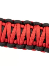 Fishbone Offroad Black/Red Paracord Door Handles Jeep Wrangler 1997-2006                                     - FB55286 - Image 3