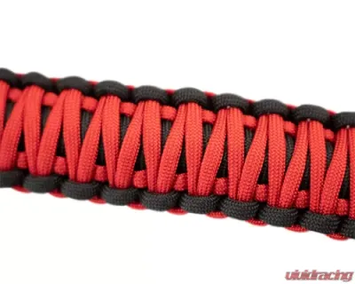 Fishbone Offroad Black/Red Paracord Door Handles Jeep Wrangler 1997-2006 - FB55286