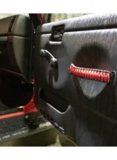 Fishbone Offroad Black/Red Paracord Door Handles Jeep Wrangler 1997-2006                                     - FB55286 - Image 5