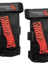 Fishbone Red ParaCord Grab Handles w/ 3 Straps Universal                                     - FB55280 - Image 5