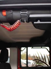 Fishbone Red ParaCord Grab Handles w/ 3 Straps Universal                                     - FB55280 - Image 4