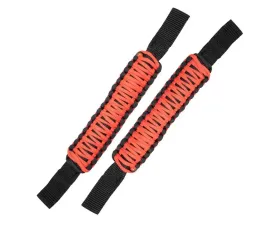 Fishbone Red ParaCord Head Rest Grab Handles Universal