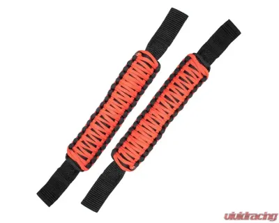 Fishbone Red ParaCord Head Rest Grab Handles Universal - FB55282