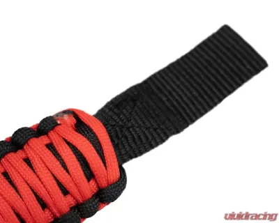 Fishbone Red ParaCord Head Rest Grab Handles Universal - FB55282