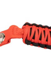 Fishbone Red ParaCord A-Pillar Grab Handles JK Wrangler 2007-2018                                     - FB55284 - Image 2