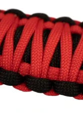 Fishbone Red ParaCord A-Pillar Grab Handles JK Wrangler 2007-2018                                     - FB55284 - Image 3