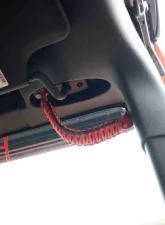 Fishbone Red ParaCord A-Pillar Grab Handles JK Wrangler 2007-2018                                     - FB55284 - Image 5