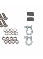 Fishbone Offroad Barracuda D-Ring Mount Set Jeep JK Wrangler | JL Wrangler | JT Gladiator | Rubicon | Unlimited 2007-2022                                     - FB22344 - Image 2