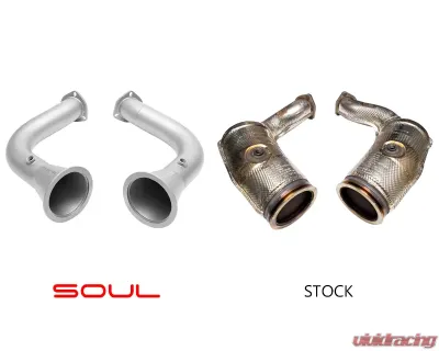 Soul Performance Race Downpipes Bentley Bentayga 4.0L TT V8 2020+ - BEN.BNTGV8.CBP