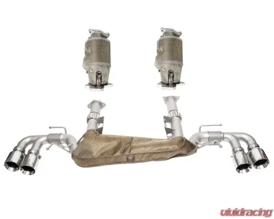 Soul Performance Sport Exhaust Package 4" Dual Wall Straight Cut Tips Signature Satin Chevrolet C8 Corvette Stingray 2020-2024 - CHEV.C8.SPPKG.SWT