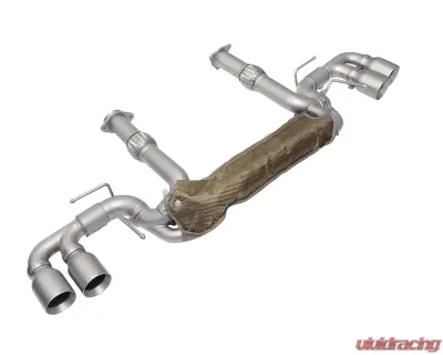 Soul Performance Valved Exhaust System 4" Dual Wall Straight Cut Tips Jet-Hot Ceramic Matte Black Chevrolet C8 Corvette Stingray 2020-2024 - CHEV.C8.VES.SWT.MB