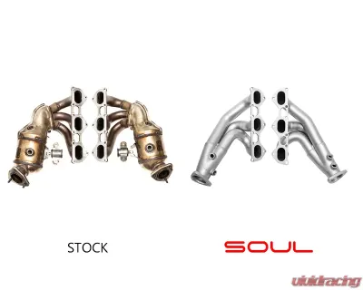 Soul Performance Competition Headers Porsche 718 GT4 | Spyder | GTS Cayman 2020+ - POR.718GT4.COH