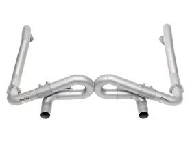 Soul Performance Race Exhaust Non-Resonated Brushed Slash Cut Double Wall Tips Porsche 718 GT4 | Spyder | GTS Cayman 2020+