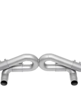 Soul Performance Race Exhaust Non-Resonated Signature Satin Straight Cut Double Wall Tips Porsche 718 GT4 | Spyder | GTS Cayman 2020+                                     - POR.718GT4.RE.DWST - Image 8