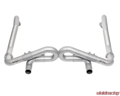 Soul Performance Race Exhaust Non-Resonated Signature Satin Straight Cut Double Wall Tips Porsche 718 GT4 | Spyder | GTS Cayman 2020+ - POR.718GT4.RE.DWST
