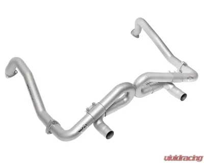 Soul Performance Race Exhaust Non-Resonated Signature Satin Straight Cut Double Wall Tips Porsche 718 GT4 | Spyder | GTS Cayman 2020+ - POR.718GT4.RE.DWST