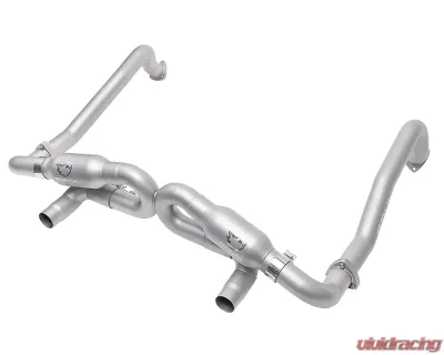 Soul Performance Race Exhaust Resonated Polished Slash Cut Double Wall Tips Porsche 718 GT4 | Spyder | GTS Cayman 2020+ - POR.718GT4.RER.DWSL.POL