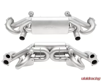 Soul Performance Valved Exhaust System Signature Satin Straight Cut Double Wall Tips Valve Controller Porsche 718 GT4 | Spyder | GTS Cayman 2020+ - POR.718GT4.VES.DWST.VC