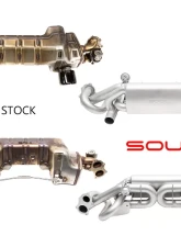 Soul Performance Valved Exhaust System Signature Satin Straight Cut Double Wall Tips Valve Controller Porsche 718 GT4 | Spyder | GTS Cayman 2020+                                     - POR.718GT4.VES.DWST.VC - Image 11