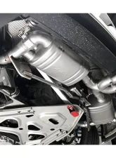 Soul Performance Valved Exhaust System Straight Cut Single Wall Tips Titanium Porsche 981 Cayman | Boxster 2013-2024                                     - POR.981.VES.SWTT - Image 4