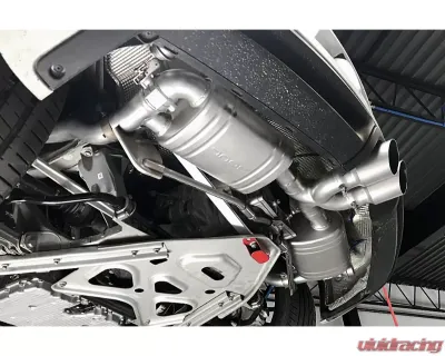 Soul Performance Valved Exhaust System Straight Cut Single Wall Tips Titanium Porsche 981 Cayman | Boxster 2013-2024 - POR.981.VES.SWTT