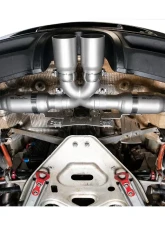 Soul Performance Race Exhaust System Manual Trans Slash Cut Single Wall Tips Signature Satin Porsche 981 Cayman | Boxster 2013-2024                                     - POR.981M.RER.SLT - Image 6