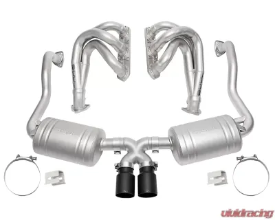Soul Performance Competition Exhaust Package Black Chrome Tips Porsche 986 Boxster 2000-2004 - POR.9862.COPKG.BC