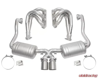 Soul Performance Competition Exhaust Package Black Chrome Tips Porsche 986 Boxster 2000-2004 - POR.9862.COPKG.BC