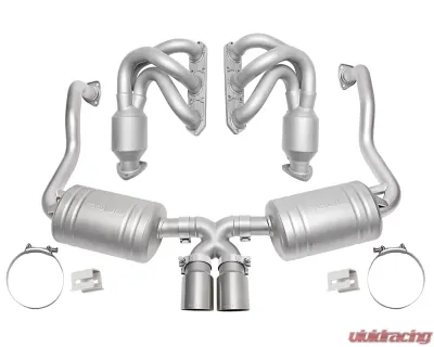 Soul Performance Street Exhaust Package Straight Cut Single Wall Tips Porsche 986 Boxster 2000-2004 - POR.9862.STPKG.SWT