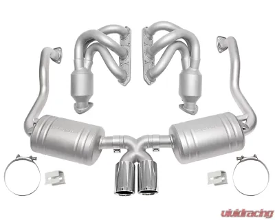 Soul Performance Street Exhaust Package Straight Cut Single Wall Tips Porsche 986 Boxster 2000-2004 - POR.9862.STPKG.SWT