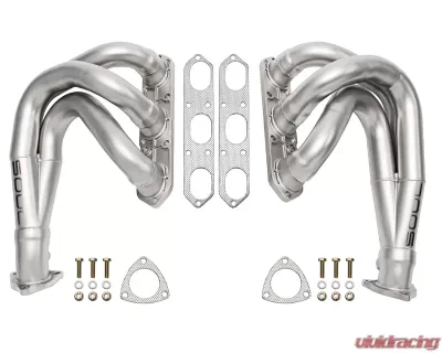 Soul Performance Competition Headers w/ O2 Spacers Pair Porsche 987.1 Cayman | Boxster 2005-2008 - POR.9871.COHO2