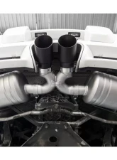 Soul Performance Performance Exhaust System Black Chrome Tips Porsche 987.1 Cayman | Boxster 2005-2008                                     - POR.9871.ESX.BC - Image 7