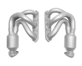 Soul Performance Long Tube Street Headers| HJS 200 cell catalytic converters Porsche 987.1 Cayman | Boxster 2005-2008