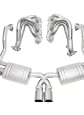 Soul Performance Competition Package Slash Cut Single Wall Tips Satin Black Porsche 987.2 Cayman | Boxster 2009-2012                                     - POR.9872.COPKG.SLTB - Image 7