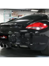 Soul Performance Competition Package Slash Cut Single Wall Tips Satin Black Porsche 987.2 Cayman | Boxster 2009-2012                                     - POR.9872.COPKG.SLTB - Image 7