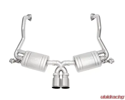 Soul Performance Street Package Slash Cut Single Wall Tips Satin Black Porsche 987.2 Cayman | Boxster 2009-2012 - POR.9872.STPKG.SLTB