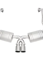 Soul Performance Valved Exhaust System Slash Cut Single Wall Tips Titanium Porsche 987.2 Cayman | Boxster 2009-2012                                     - POR.9872.VES.SLTT - Image 7