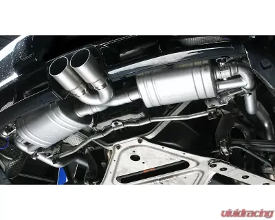 Soul Performance Valved Exhaust System Slash Cut Single Wall Tips Titanium Porsche 987.2 Cayman | Boxster 2009-2012 - POR.9872.VES.SLTT