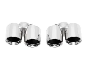 Soul Performance Bolt On Exhaust Tips Polished Chrome Porsche 991.1 Carrera 2012-2016