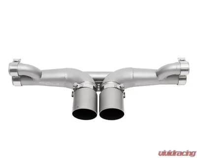 Soul Performance Center Muffler Bypass Exhaust 4" Slash Cut Single Wall Tips Signature Satin Porsche 991.1 | 991.2 GT3 2014+ - POR.991GT3.CMB.SLT