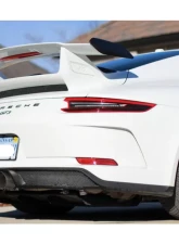 Soul Performance Center Muffler Bypass Exhaust 4" Slash Cut Single Wall Tips Signature Satin Porsche 991.1 | 991.2 GT3 2014+                                     - POR.991GT3.CMB.SLT - Image 5